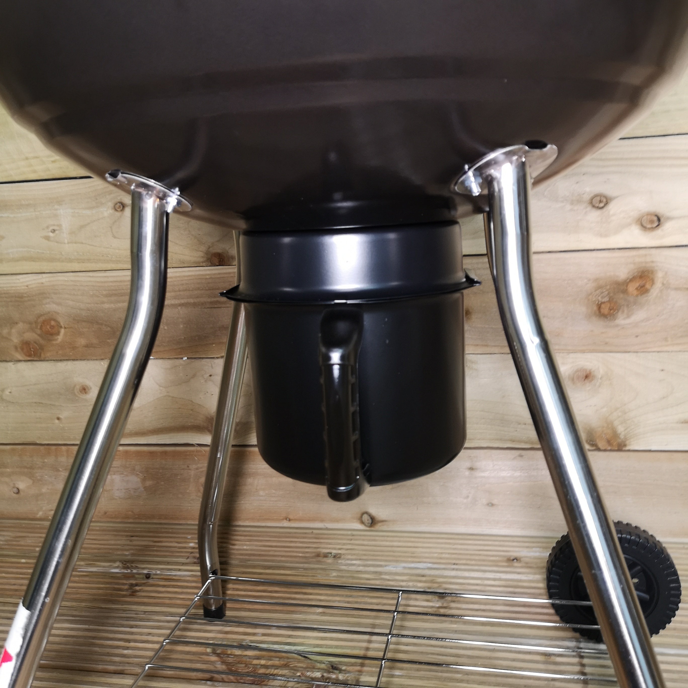 ⌀56cm Outdoor Garden Round Charcoal BBQ Barbecue on Wheels