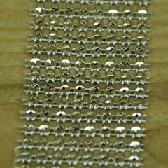 Pack Of Six Diamante Ribbons Each 2m x 4cm