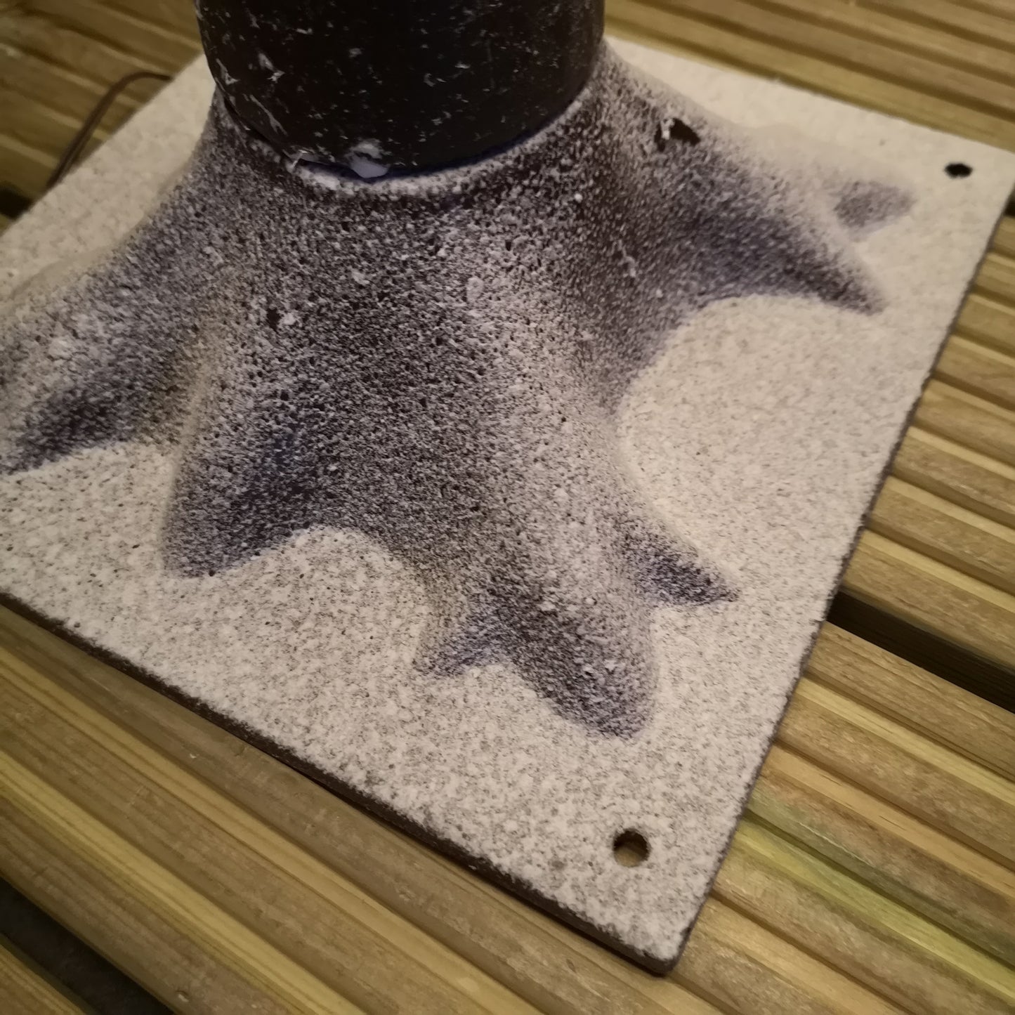 5ft 1.5m Premier Christmas Brown Flocked Static/Flashing  540 LED Willow Tree in White Mix