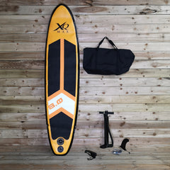 8ft XQ Max Surf SUP Inflatable Paddle Board & Kit in Orange