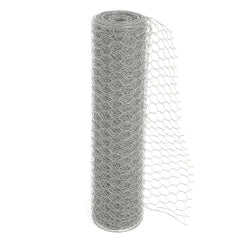 5m x 60cm x 25mm Galvanised Steel Chicken Garden Wire Netting / Fencing 