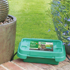 Small DriBox Dri Box (200) Outdoor Waterproof Plug / Socket Cover Box in Green