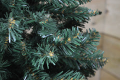220cm (7ft 3") Premier Pencil Style Slim Christmas Tree in Green