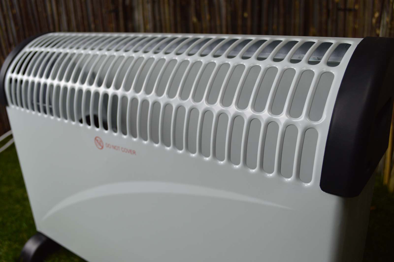 2kw 2000w Convector Heater Radiator with Turbo Fan & 24 Hour Timer