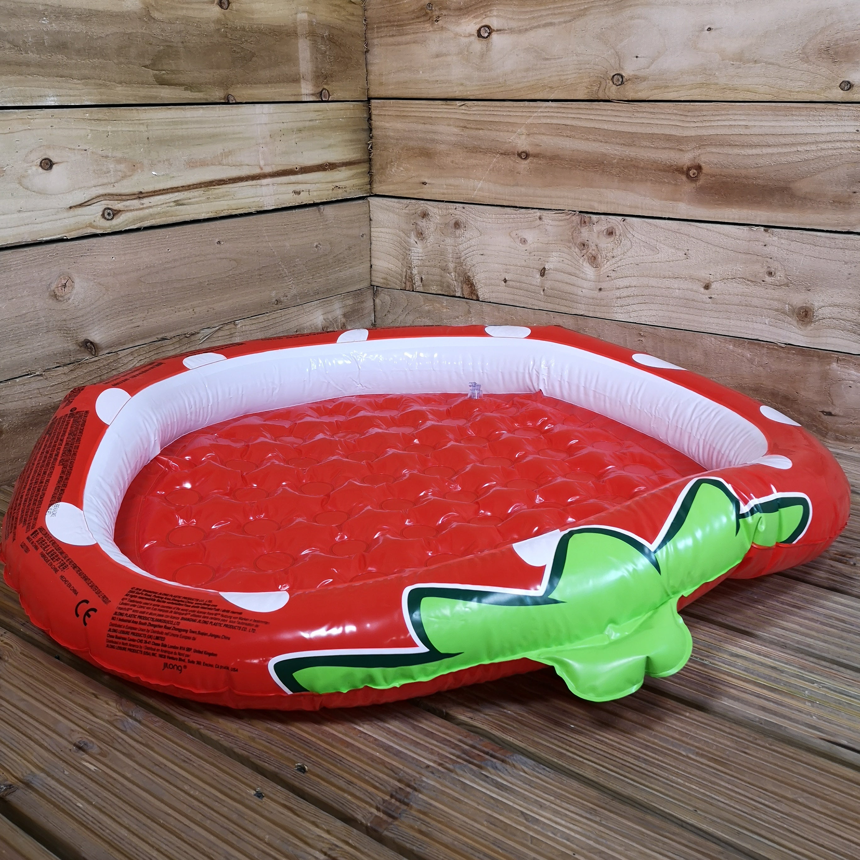 95cm Inflatable Friendly Fun Red Strawberry Baby Toddler Paddling Water Pool