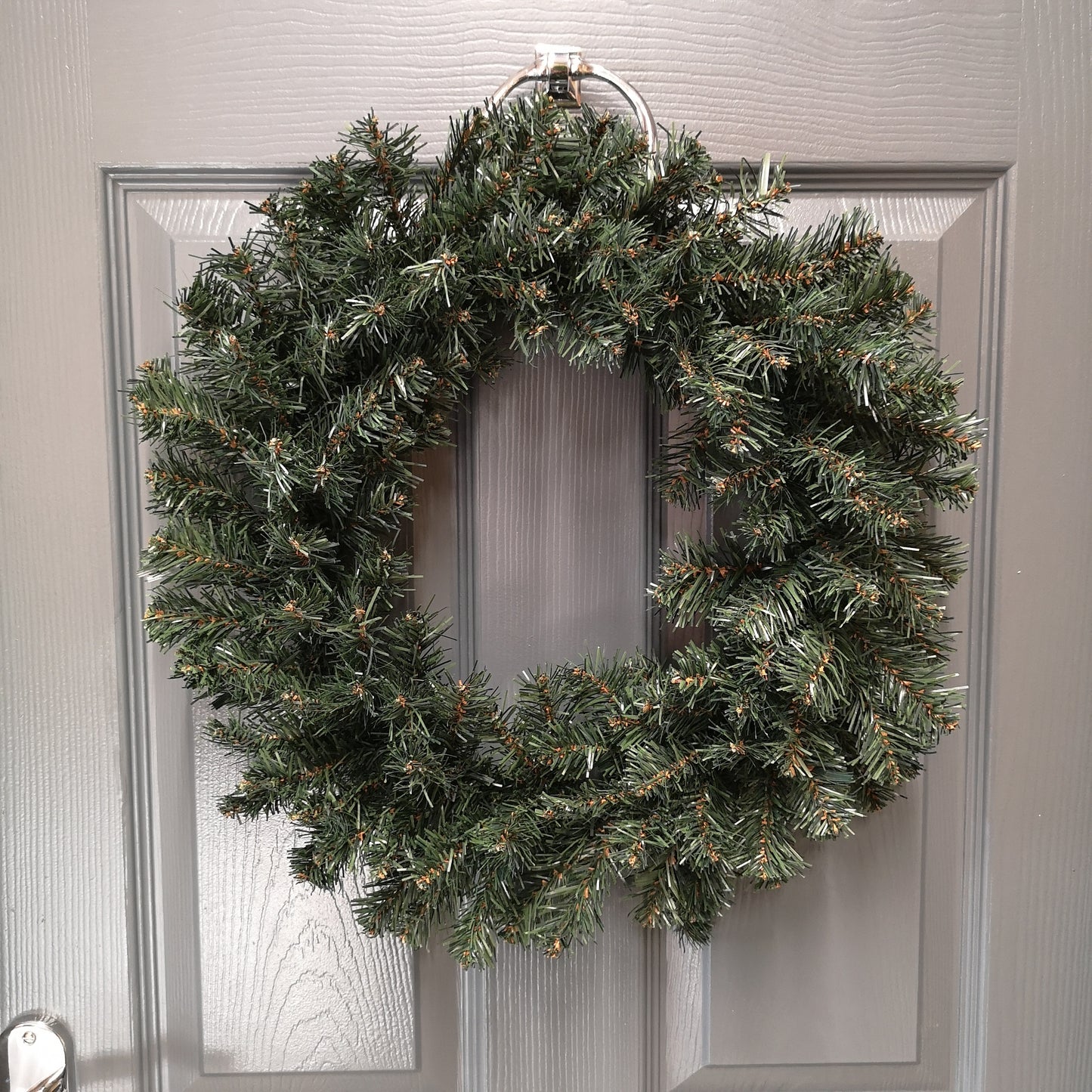 47cm Premier Christmas Woodcote Spruce Christmas Door Wreath